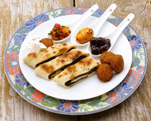 Gericht im Restaurant Diwan